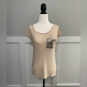 Forever 21 Chain Pocket Tee